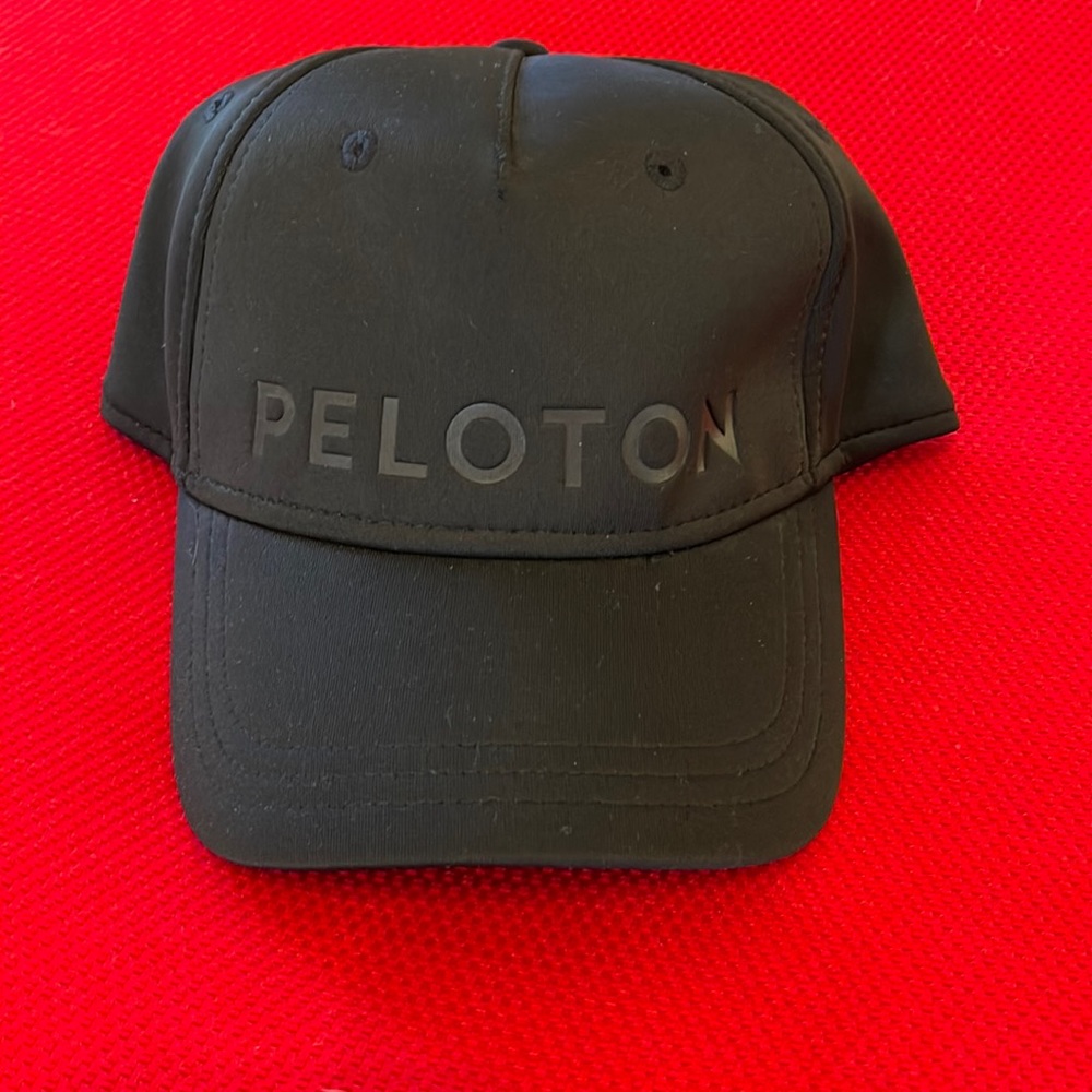 PELOTON Embossed Black One Size Adjustable Hat